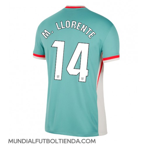 Camiseta Atletico Madrid Marcos Llorente #14 Segunda Equipación Replica 2024-25 mangas cortas